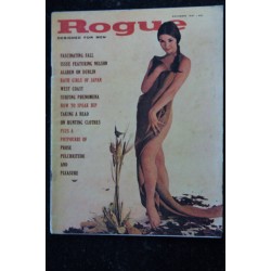 ROGUE Vol 6 N° 9  September 1961 PARIS AT NIGHT LOVER'S LANE Oscar BROWN Sylvan Sylvia DAKSVILLE