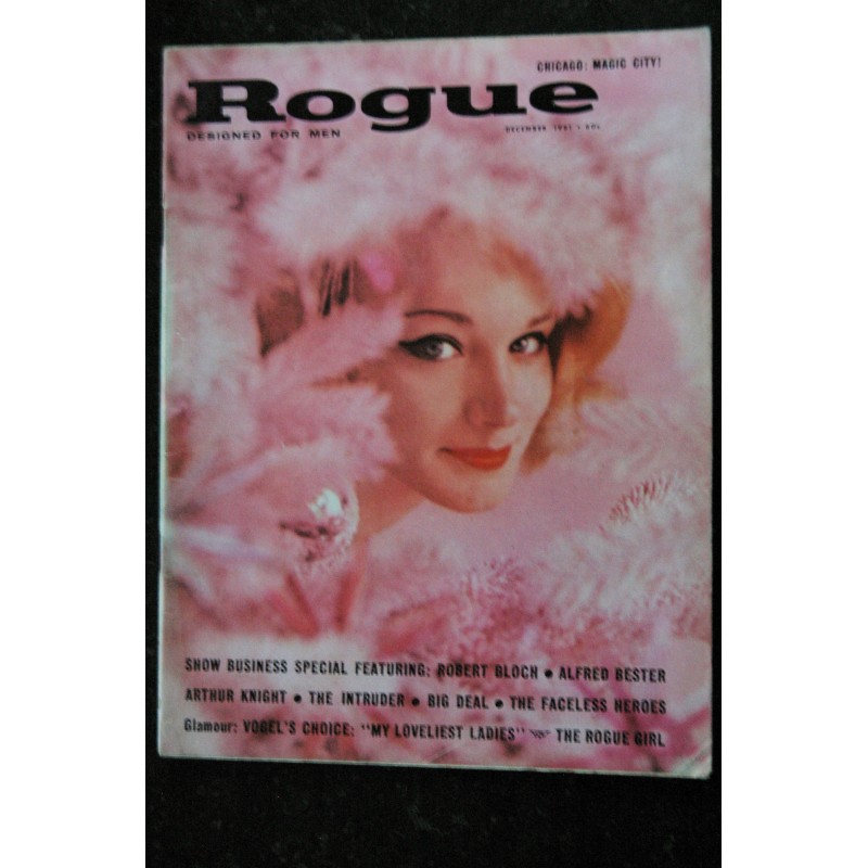 ROGUE Vol 6 N° 11  November 1961 NELSON ALGREN Bath girls of Japan SURF How to speak Hipe