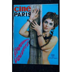 CINEPARIS 107/4 CLAUDIA CARDINALE ELIZABETH TAYLOR BARBARA OLGHETTI TOPLESS 1968