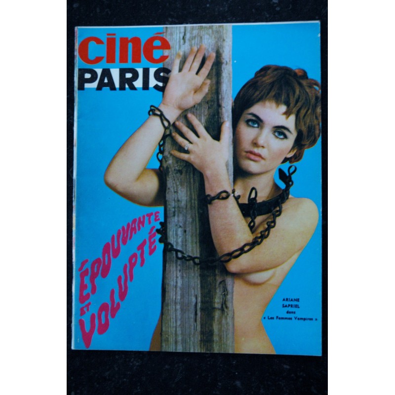 CINEPARIS 107/4 CLAUDIA CARDINALE ELIZABETH TAYLOR BARBARA OLGHETTI TOPLESS 1968