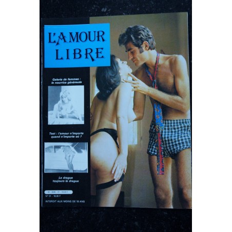 L'AMOUR LIBRE 30  La femme sans culotte  L'amour sous la douche  Le charmedes corps mouillés 1984